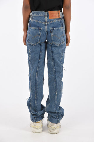 LEVI'S Jeans Sfrangiati a Vita Alta