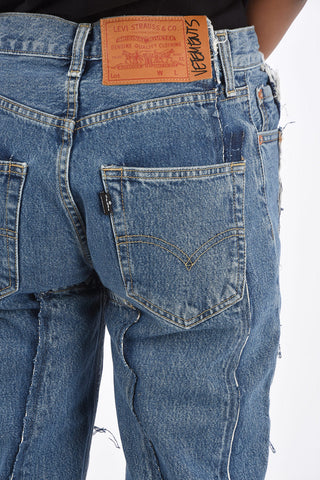 LEVI'S Jeans Sfrangiati a Vita Alta