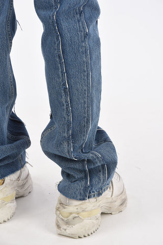 LEVI'S Jeans Sfrangiati a Vita Alta