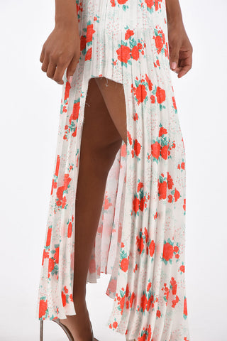 Split-Side Hem Accordion Skirt