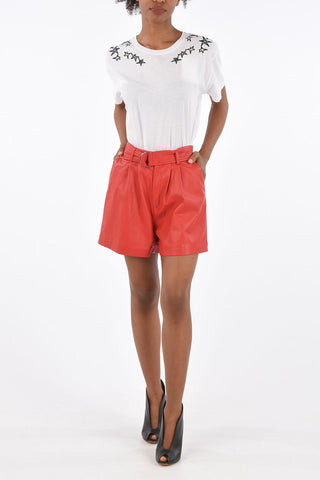 Shorts a Doppia Pince MACIOCK in Nappa