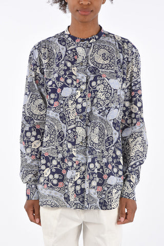 ÉTOILE Camicia Collo Coreano MEXIKA Stampata 