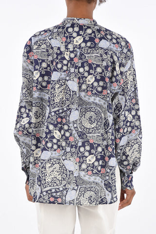 ÉTOILE Camicia Collo Coreano MEXIKA Stampata 