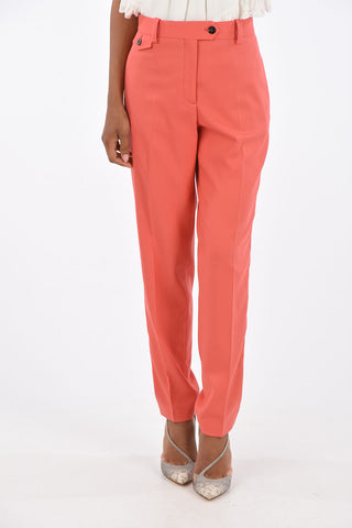 Cigarette Pants with Belt Loops