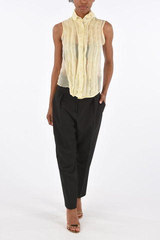 Ruched Pleated Shirt