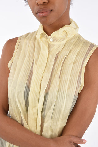 Ruched Pleated Shirt