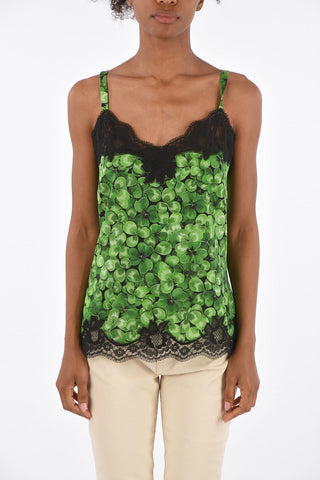 Lace Trimming Tank Top 
