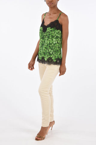 Lace Trimming Tank Top 