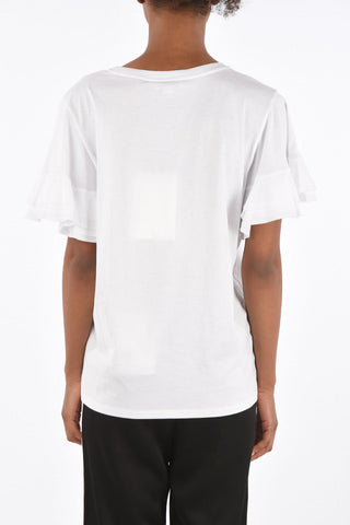 Flounced Sleeve T-Shirt