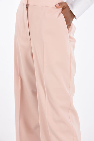 Pantaloni Crop a Vita Alta 