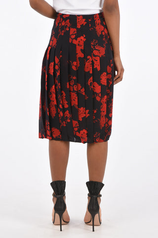 Printed Accordion Skirt