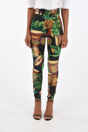 Ankle Zipped High Waist Pants 