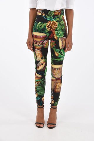 Ankle Zipped High Waist Pants 