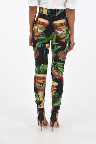 Ankle Zipped High Waist Pants 