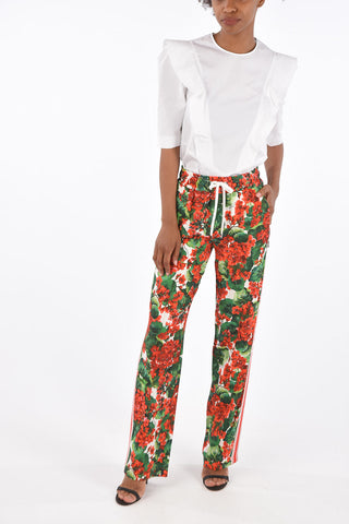 Floral Side Logoed Band Joggers