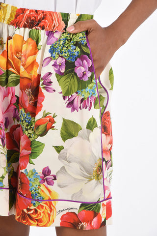Jams Shorts in Seta Floreale 