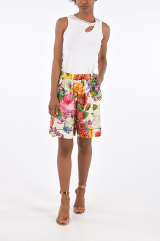 Jams Shorts in Seta Floreale 