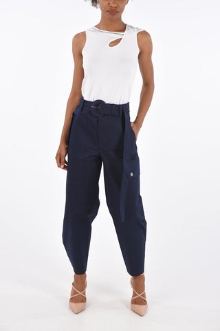 WHITE LABEL Pantaloni Cargo con Cintura