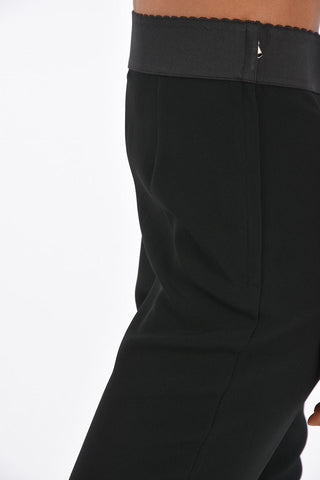 Elastic Waist Band Slim Fit Pants 