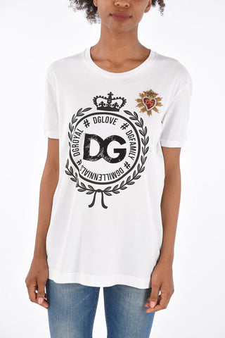 Jewel Logo Crew-Neck T-Shirt