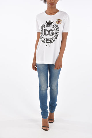 Jewel Logo Crew-Neck T-Shirt
