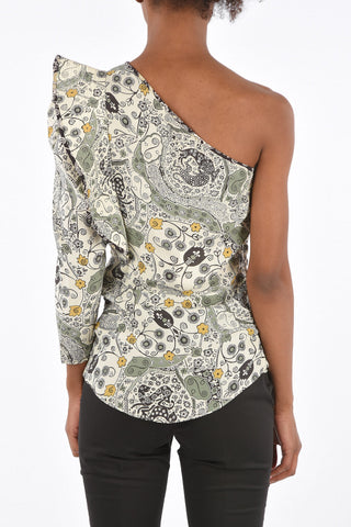 ÉTOILE Draped HT CARINA One-Shoulder Top
