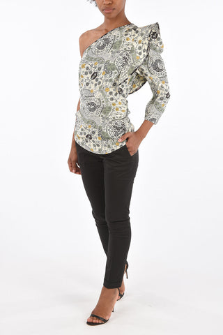 ÉTOILE Draped HT CARINA One-Shoulder Top