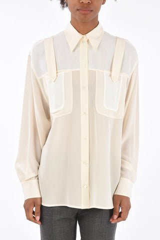 Silk Patch Pocket Shirt