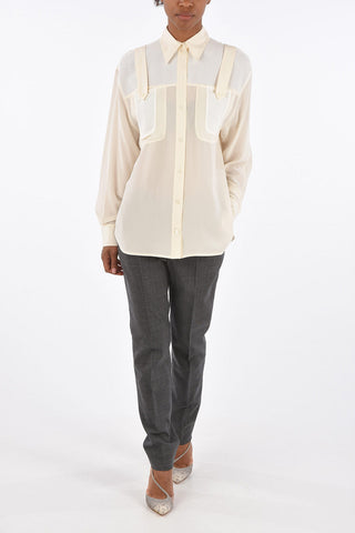 Silk Patch Pocket Shirt