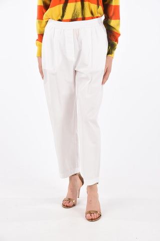 pantalone wide con coulisse in vita