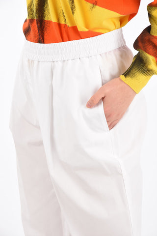 pantalone wide con coulisse in vita