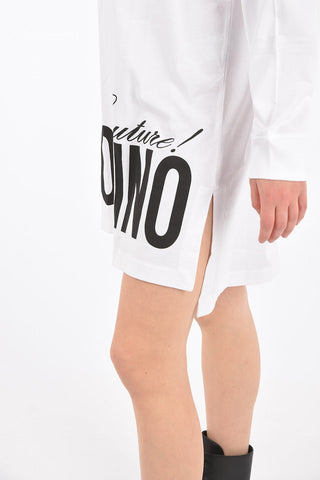 COUTURE! Double side split Hem Shirt dress