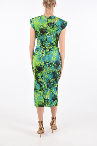 vestito attillato midi Drappeggiato