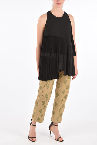 Asymmetrical Accordion Top