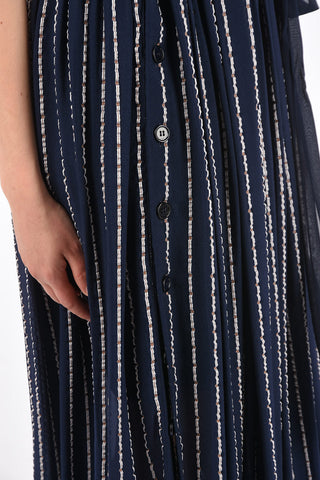 silk strappy backline maxi sun dress