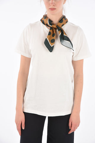 T-shirt tie neck