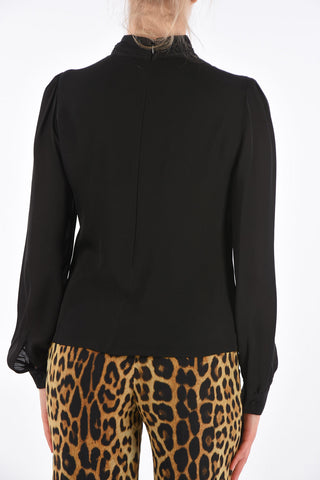 Silk Draped Blouse