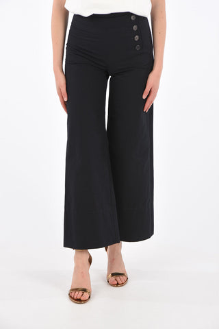 high-rise waist bootcut pants