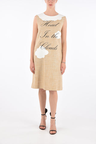 BOUTIQUE COUTURE! vestito shift con tasche laterali