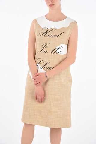 BOUTIQUE COUTURE! vestito shift con tasche laterali