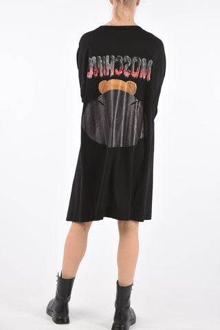 COUTURE! Printed Flared Asymmetric Dress