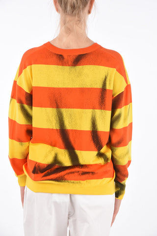 COUTURE! maglia scollo a V awning striped