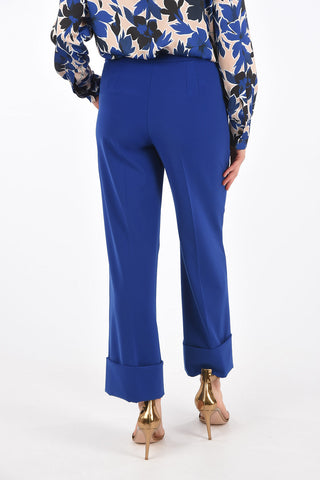 BOUTIQUE pantalone ad orlo con risvolto a vita alta