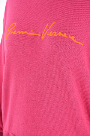 maglia girocollo ricamata