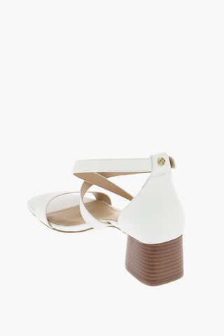 5 cm leather Ankle-strap sandals