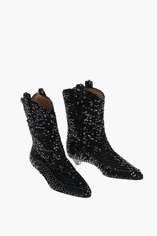 sequined VANESSA Ankle boots