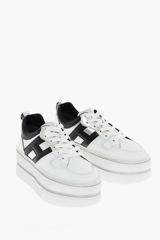 6 cm leather Platform sneakers