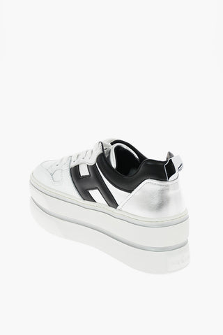6 cm leather Platform sneakers