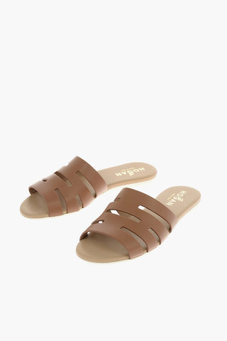 leather VALENCIA Slides