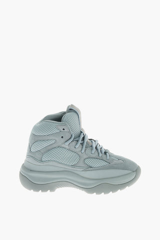 SEASON 7 Leather and fabric High-top Sneakers